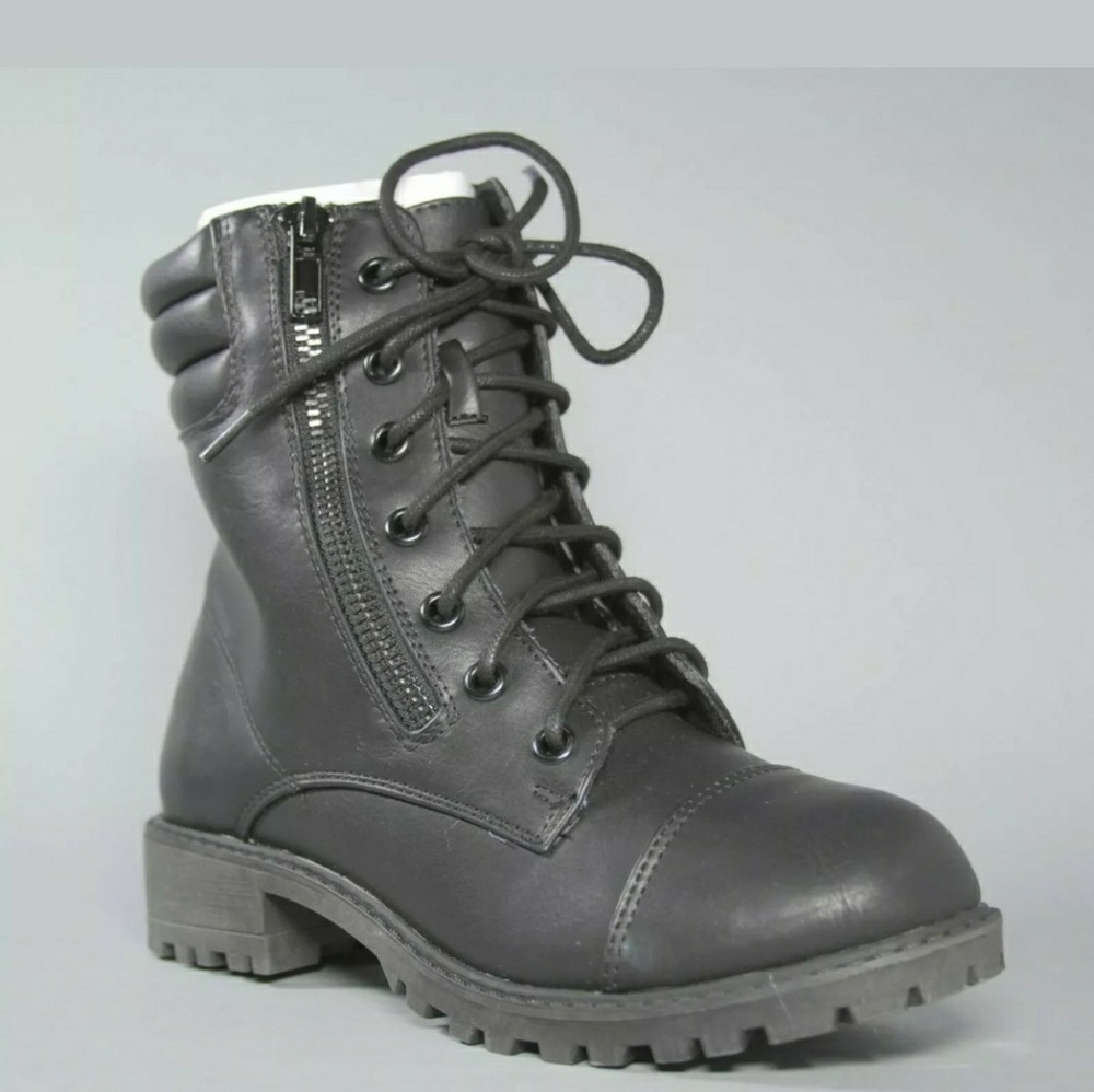 Mia Maeva-K combat boots big girl